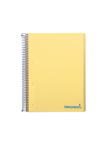 CUADERNO ESP. WONDER A4 T.PLASTICO MICRO 5MM 5B 4T. 120H 90GR. AM.