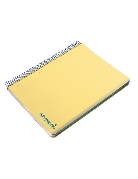 CUADERNO ESP. WONDER A4 T.PLASTICO MICRO 5MM 5B 4T. 120H 90GR. AM.