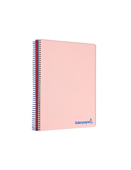 CUADERNO ESP. WONDER A4 T.PLASTICO MICRO 5MM 5B 4T. 120H 90GR. ROSA