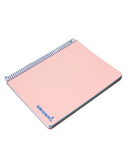 CUADERNO ESP. WONDER A4 T.PLASTICO MICRO 5MM 5B 4T. 120H 90GR. ROSA