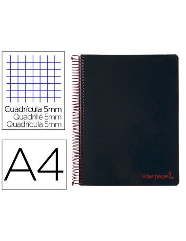 CUADERNO ESP. WONDER A4 T.PLASTICO MICRO 5MM 5B 4T. 120H 90GR. NG.