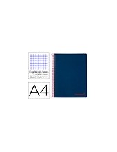 CUADERNO ESP. WONDER A4 T.PLASTICO MICRO 5MM 5B 4T. 120H 90GR. AZ. 2