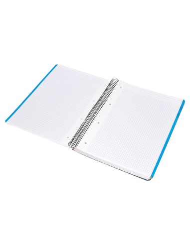CUADERNO ESP. WONDER A4 T.PLASTICO MICRO 5MM 5B 4T. 120H 90GR. AZ.