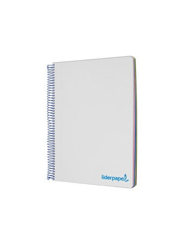 CUADERNO ESP. WONDER A4 T.PLASTICO MICRO 5MM 5B 4T. 120H 90GR. GRIS