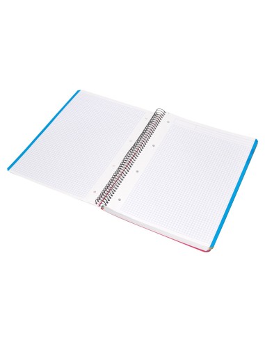 CUADERNO ESP. WONDER A4 T.PLASTICO MICRO 5MM 5B 4T. 120H 90GR. RJ.