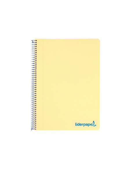 CUADERNO ESP. WONDER A4 T.PLASTICO 4MM 80H 90GR. AM. *74930