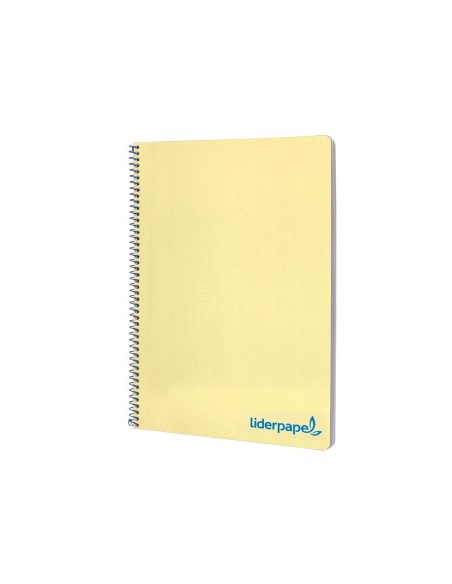 CUADERNO ESP. WONDER A4 T.PLASTICO 4MM 80H 90GR. AM. *74930