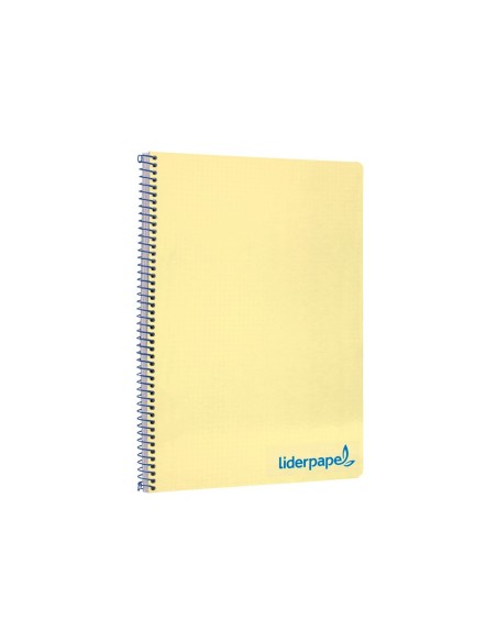 CUADERNO ESP. WONDER A4 T.PLASTICO 4MM 80H 90GR. AM. *74930