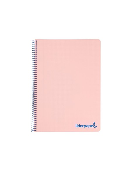 CUADERNO ESP. WONDER A4 T.PLASTICO 4MM 80H 90GR. ROSA *74928