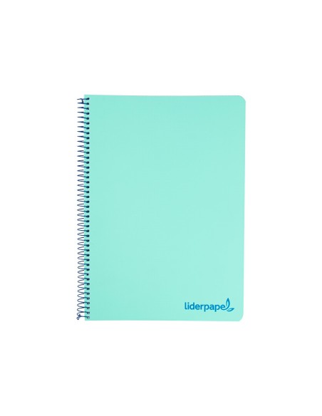 CUADERNO ESP. WONDER A4 T.PLASTICO 4MM 80H 90GR. VE. *74929