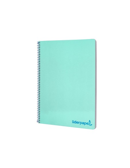 CUADERNO ESP. WONDER A4 T.PLASTICO 4MM 80H 90GR. VE. *74929