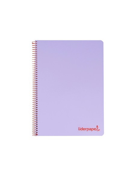 CUADERNO ESP. WONDER A4 T.PLASTICO 4MM 80H 90GR. VIO. *74932
