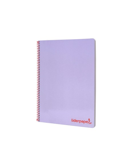 CUADERNO ESP. WONDER A4 T.PLASTICO 4MM 80H 90GR. VIO. *74932