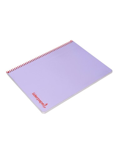 CUADERNO ESP. WONDER A4 T.PLASTICO 4MM 80H 90GR. VIO. *74932