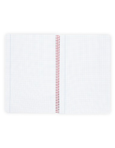 CUADERNO ESP. WONDER A4 T.PLASTICO 4MM 80H 90GR. VIO. *74932