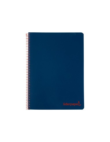 CUADERNO ESP. WONDER A4 T.PLASTICO 4MM 80H 90GR. AZ. MARINO