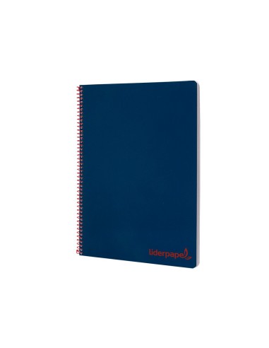 CUADERNO ESP. WONDER A4 T.PLASTICO 4MM 80H 90GR. AZ. MARINO