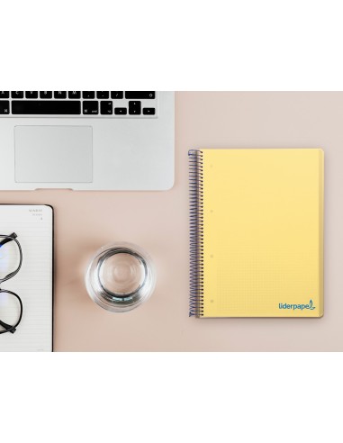 CUADERNO ESP. WONDER A5 T.PLASTICO MICRO 5MM 5B 6T. 120H 90GR. AM.