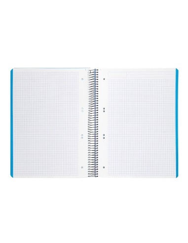 CUADERNO ESP. WONDER A5 T.PLASTICO MICRO 5MM 5B 6T. 120H.90GR. AZ.