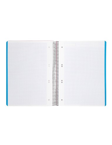 CUADERNO ESP. WONDER A5 T.PLASTICO MICRO 5MM 5B 6T. 120H 90GR. ROSA
