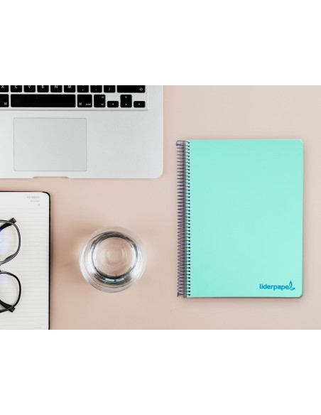 CUADERNO ESP. WONDER A5 T.PLASTICO MICRO 5MM 5B 6T. 120H 90GR. VE.