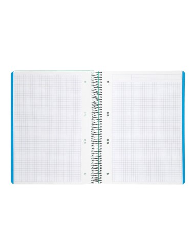 CUADERNO ESP. WONDER A5 T.PLASTICO MICRO 5MM 5B 6T. 120H 90GR. VE.