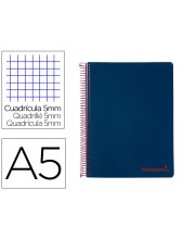 CUADERNO ESP. WONDER A5 T.PLASTICO MICRO 5MM 5B 6T. 120H 90GR. AZ.