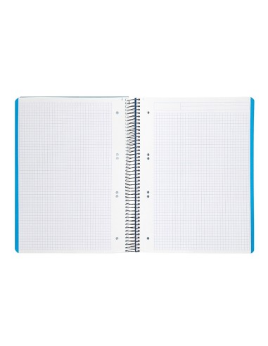 CUADERNO ESP. WONDER A5 T.PLASTICO MICRO 5MM 5B 6T. 120H 90GR. AZ.