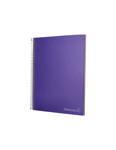 CUADERNO ESP. JOLLY A4 T.FORRADA MICRO 5MM 5B 4T.60H.60GR.VIO *59234