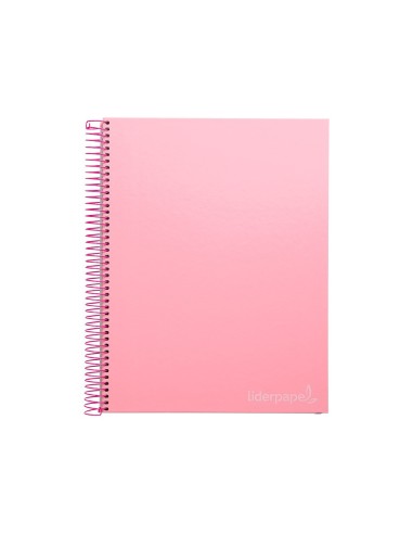 CUADERNO ESP. JOLLY A4 T.FORRADA MICRO 5MM 5B 4T.140H 75GR. ROSA