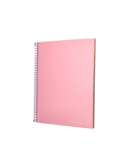 CUADERNO ESP. JOLLY A4 T.FORRADA MICRO 5MM 5B 4T.140H 75GR. ROSA