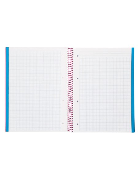 CUADERNO ESP. JOLLY A4 T.FORRADA MICRO 5MM 5B 4T.140H 75GR. ROSA