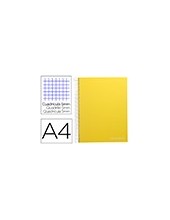 CUADERNO ESP. JOLLY A4 T.FORRADA MICRO 5MM 5B 4T.140H 75GR. AM. 2