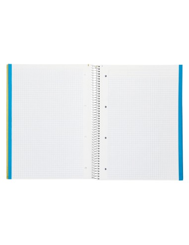 CUADERNO ESP. JOLLY A4 T.FORRADA MICRO 5MM 5B 4T.140H 75GR. AM.