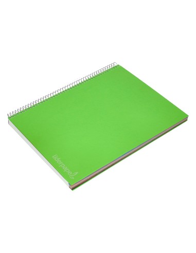 CUADERNO ESP. JOLLY A4 T.FORRADA MICRO 5MM 5B 4T.140H 75GR.VE.