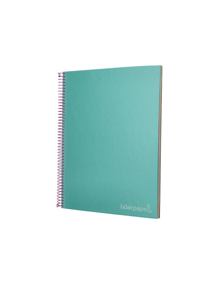 CUADERNO ESP. JOLLY A4 T.FORRADA MICRO 5MM 5B 4T.140H 75GR. TURQ.