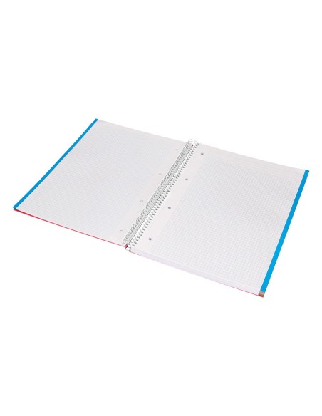 CUADERNO ESP. JOLLY A4 T.FORRADA MICRO 4MM 5B 4T.140H 75GR. SURT.