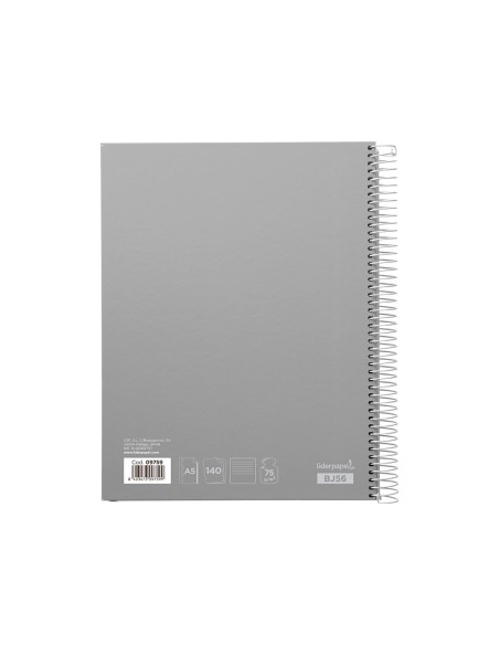 CUADERNO ESP. JOLLY A5 T.FORRADA MICRO HOR.5B 6T.140H.75GR.*74841 CUADERNO ESP. JOLLY A5 T.FORRADA MICRO HOR.5B 6T.140H.75GR.*74841