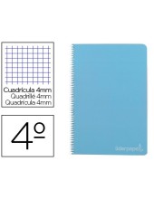 CUADERNO ESP. WITTY A5 T.DURA 4MM 80H. 75GR. CEL.**32182