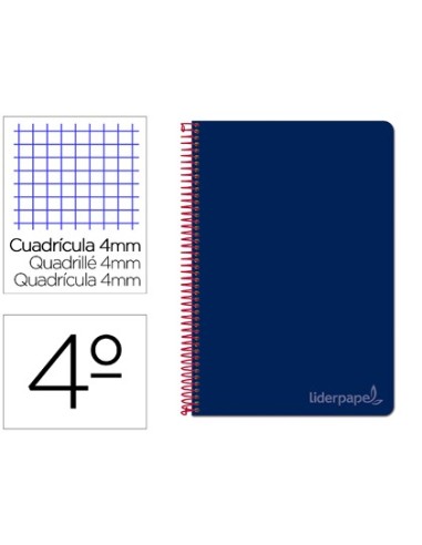 CUADERNO ESP. WITTY A5 T.DURA 4MM 80H. 75GR. AZ. MARINO