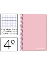 CUADERNO ESP. WITTY A5 T.DURA 4MM 80H. 75GR. ROSA **59151