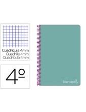 CUADERNO ESP. WITTY A5 T.DURA 4MM 80H. 75GR. TURQ.