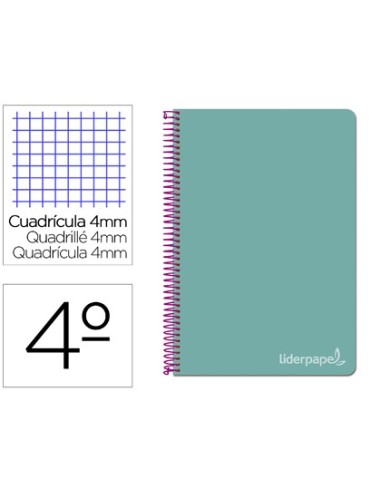 CUADERNO ESP. WITTY A5 T.DURA 4MM 80H. 75GR. TURQ.