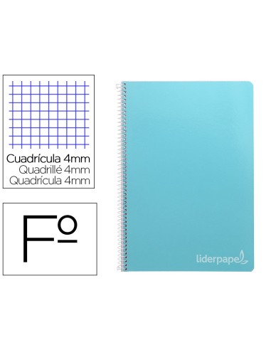 CUADERNO ESP. WITTY FL. T.DURA 4MM 80H. 75GR. CEL.*32176