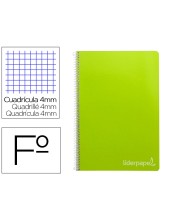 CUADERNO ESP. WITTY FL. T.DURA 4MM 80H. 75GR. VE.*32179