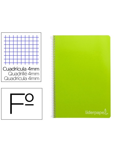 CUADERNO ESP. WITTY FL. T.DURA 4MM 80H. 75GR. VE.*32179