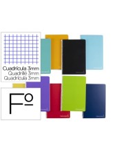 CUADERNO ESP. WITTY FL. T.DURA 3MM 80H. 75GR. COL. SURT. *32889