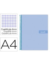 CUADERNO ESP. CRAFTY A4 T.FORRADA 4MM 80H. 90GR. CEL. *76309