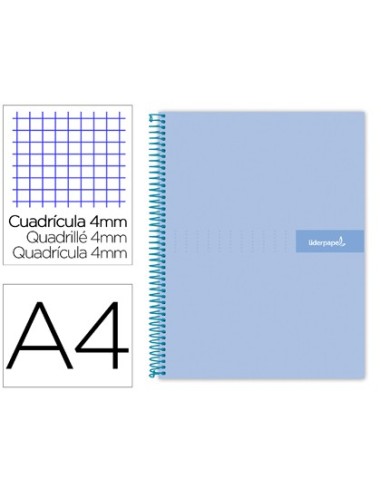 CUADERNO ESP. CRAFTY A4 T.FORRADA 4MM 80H. 90GR. CEL. *76309