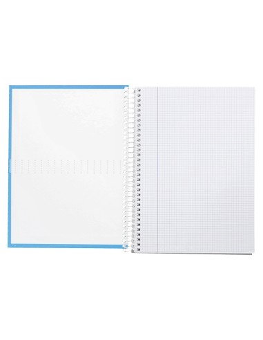 CUADERNO ESP. CRAFTY A4 T.FORRADA 4MM 80H. 90GR. CEL. *76309